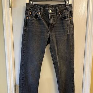 4 long black AEO jeans nwot